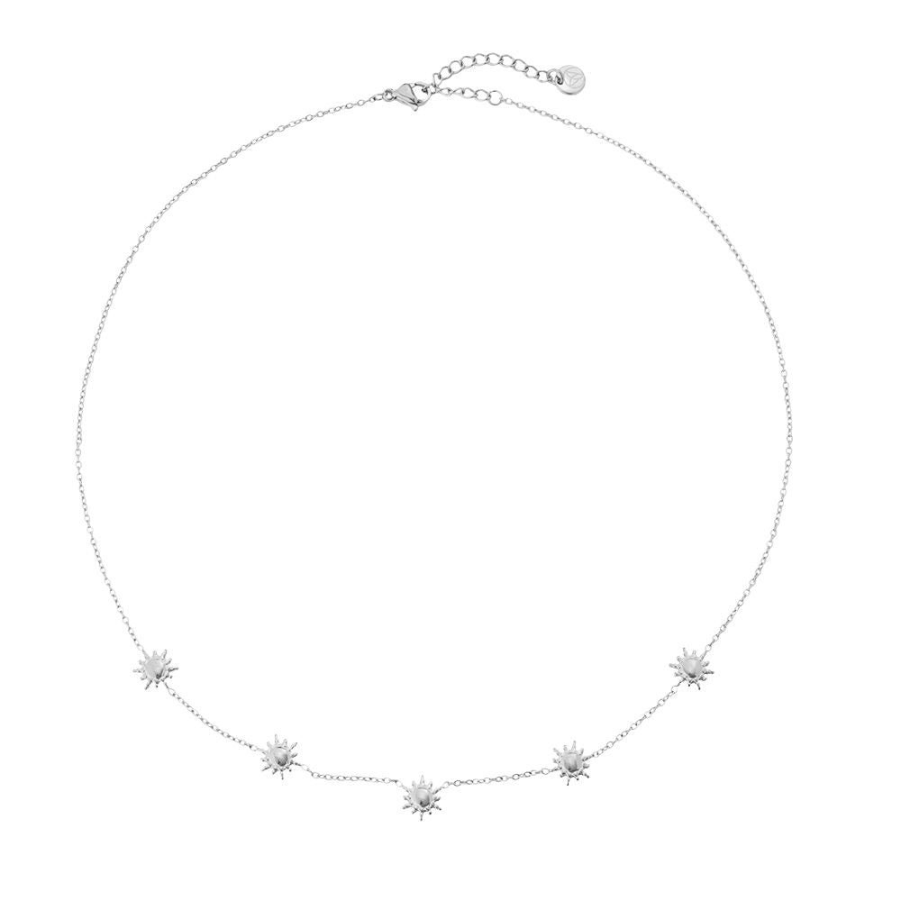 Multi mini sun edelstahl kette